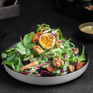 Artichoke & Beetroot Cuba (Passion Mustard Dressing)