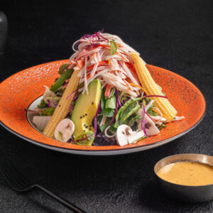 Crab Salad (garlic cilantro Dressing)